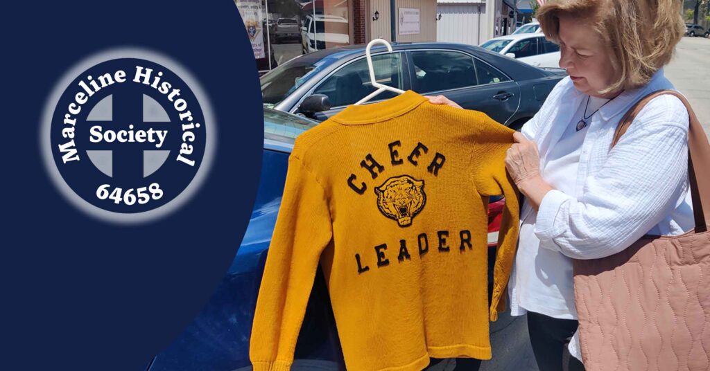 Reve' Mendenhall's MHS Cheerleader Sweater | Marceline Historical Society