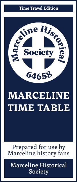 Time Table brochure | Marceline Historical Society